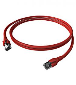 Patchkabel C6A RJ45 FTP Rood 1m