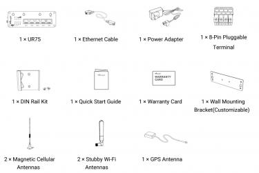 Industrial UR75 Ultra LTE-router GPS/WiFi